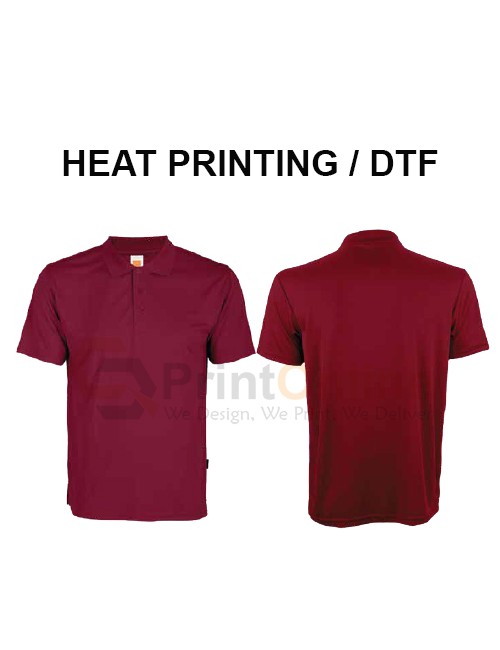Quick Dry Polo Shirt Heat Printing Quick Dry Polo Shirt Heat Printing