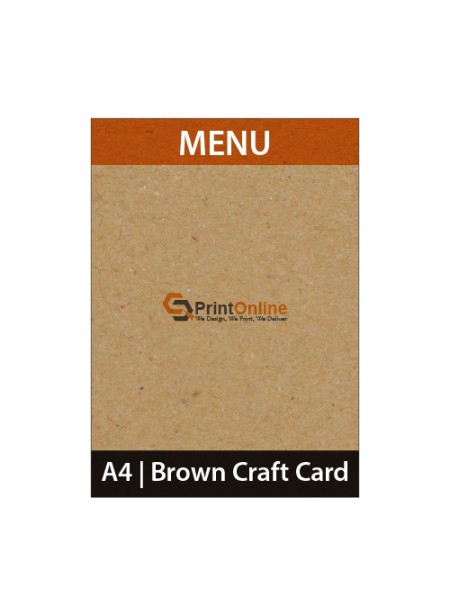 Brown Craft Card Printing Brown Craft Card Printing