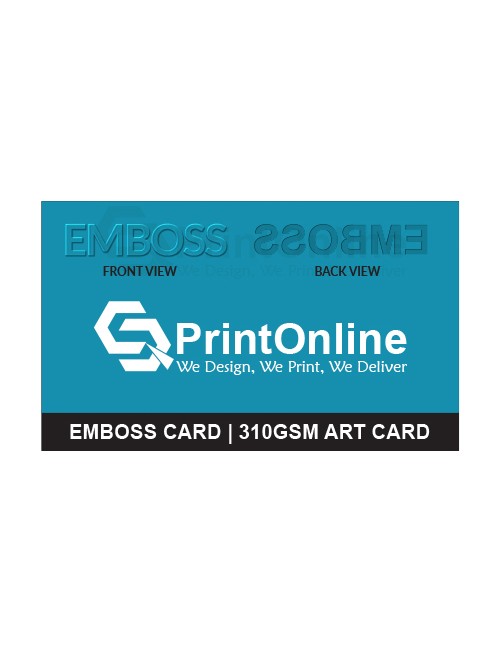 Emboss Business Card Printing Emboss Business Card Printing