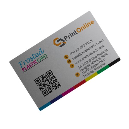 Frosted Plastic (FINE) Business Card Printing