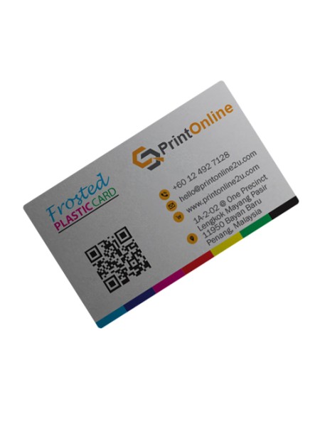 Frosted Plastic (FINE) Business Card Printing