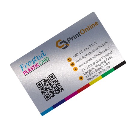 Frosted Plastic Business Card Printing