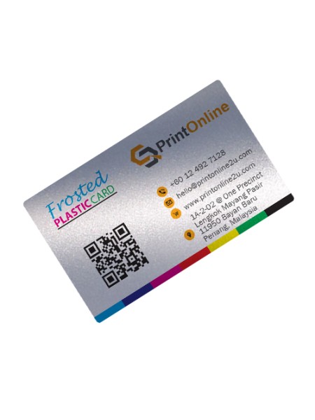 Frosted Plastic Business Card Printing