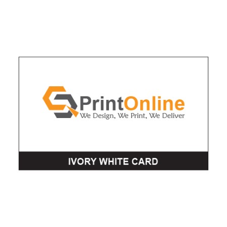 Business Card Ivory White Card Printing