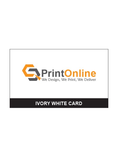 Business Card Ivory White Card Printing