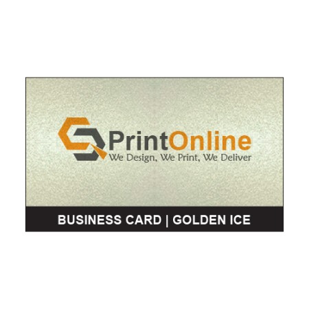 Golden Ice Business Card Printing