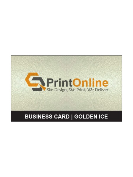 Golden Ice Business Card Printing