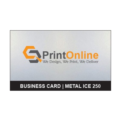 Metal Ice Business Card Printing Metal Ice Business Card Printing
