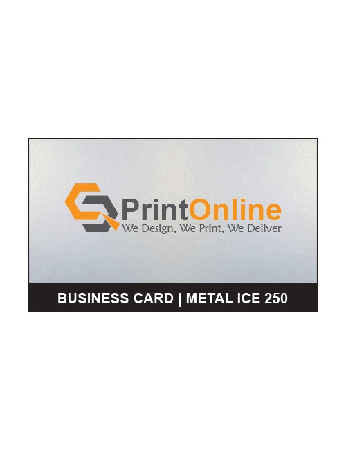 Metal Ice Business Card Printing Metal Ice Business Card Printing