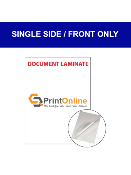 Document Printing & Laminate Single Side Document Printing & Laminate Single Side