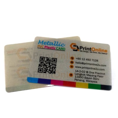 PVC Metallic Card Printing PVC Metallic Card Printing