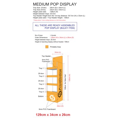 Pop Display Medium Pop Display Medium