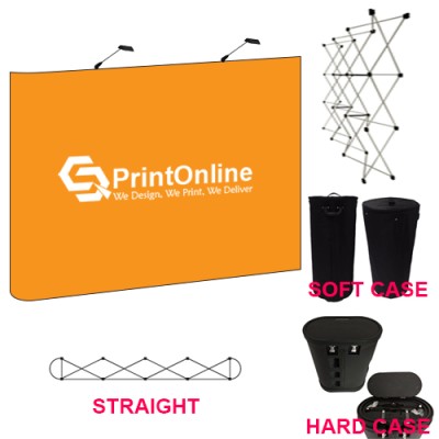 Pop Up Backdrop 4x3 Straight