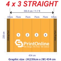 Pop Up Backdrop 4x3 Straight Pop Up Backdrop 4x3 Straight
