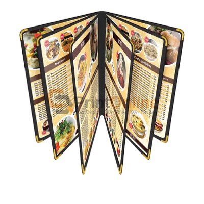 Restaurant Menu 12 pages PVC Folder Restaurant Menu 12 pages PVC Folder