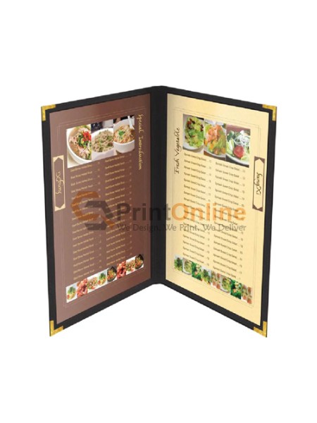 Restaurant Menu 4 pages PVC Folder Restaurant Menu 4 pages PVC Folder