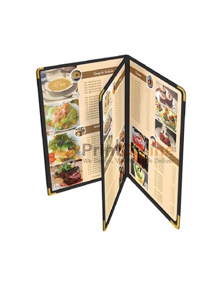 Restaurant Menu 6 pages PVC Folder Restaurant Menu 6 pages PVC Folder