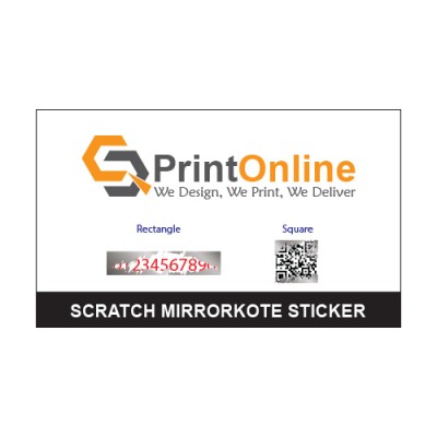Scratch Card Sticker Printing Scratch Card Sticker Printing