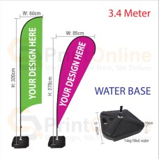 Wind Flag 3.4m Water Base Wind Flag 3.4m Water Base