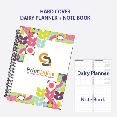 Wire O Hard Cover Notebook with Diary Planner Wire O Hard Cover Notebook with Diary Planner